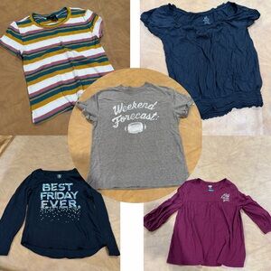 (5) Youth 10-14 Tops (H&M, Forever21, Old Navy)
